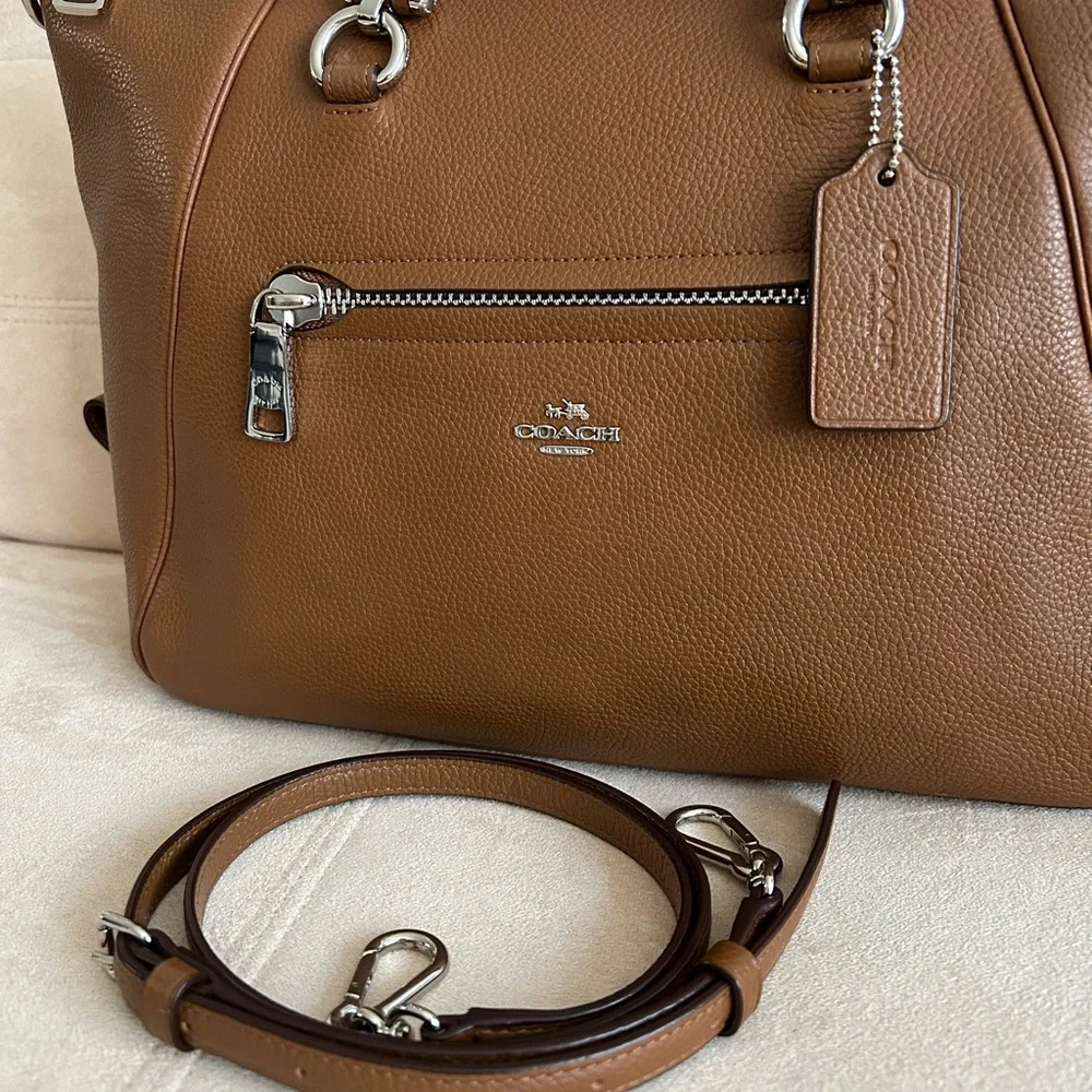 Coach Classy Leather Large Carryall, Tote, Work Bag, Crossbody, Vacation Bag - Picture 8 of 16